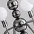 ieftine Lumini insulare-pandantiv cu led 45/60/79cm 3/5/8-lumini nordic minimalist mijlocul secolului modern candelabru glob de sticla alb bile de lapte sputnik lumina suspendata tavan pentru dormitor sufragerie ferma