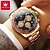 economico Orologi al quarzo-OLEVS Da uomo Orologio al quarzo Creativo Di tendenza Orologio da polso Luminoso Calendario Cronografo Impermeabile Acciaio Guarda