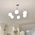 billige Øslys-led pendel 41/63/65/85cm 3/4/5/6-lys moderne sputnik lysekrone krom industriel semi-flush mount loftslampe e27 justerbar højde lys til køkkenø stue 110-240v