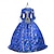 preiswerte Kleider-Vintage Rokoko Renaissance Maxi Kleid Normal Ein Hauch Aschenputtel Prinzessin Quadrathals Kostüm königlich Halloween Karneval Maskerade Leistung Party Halloween Erwachsene Ganzjahres