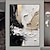 voordelige Olieverfschilderijen-olieverfschilderij met de hand geschilderd zwart en wit 3D-textuur abstract schilderij groot minimalistisch abstract schilderij muurkunst oranje textuur schilderij zwart en wit minimalistisch