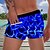 cheap Geometric Print-Men&#039;s Optical Illusion Geometric Pattern Swimming Trunks Board Shorts Swim Shorts Mid Waist Fashion Designer Surfing Holiday Beach Pocket Drawstring Elastic Waist Designer Clothing Apparel