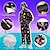 preiswerte Outfits-Retro Vintage 1980er HipHop Outfits Zubehörset Sportbekleidung Disco Herren Karnevalskostüm Halloween Karneval Neujahr Party / Abend Pride Parade Pride-Monat Erwachsene Oberteil Hose Armband