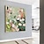voordelige Olieverfschilderijen-handverf groot origineel bloemolieverfschilderij op canvas abstract bloemschilderij boho acryl bloemsierkunst grote muurkunst moderne aangepaste woonkamer decor geen frame
