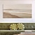 abordables Pinturas al óleo-pintura al óleo pintura wabi sabi pintado a mano arte beige grande pintura minimalista 3d marrón sobre lienzo textura 3d marrón arte de la pared arco beige neutro pintura de yeso