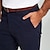 abordables Shorts élite pour hommes-Homme Dress Pants works Fermeture éclair Avec Poches Couleur Unie Respirant Longueur Genou Formel Mariage Soirée Chic &amp; Moderne Formel Blanche bleu marine Micro-Élastique