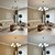 billige Øslys-led pendel 41/63/65/85cm 3/4/5/6-lys moderne sputnik lysekrone krom industriel semi-flush mount loftslampe e27 justerbar højde lys til køkkenø stue 110-240v