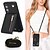 abordables Coques Samsung-téléphone Coque Pour Samsung Galaxy S25 Ultra S24 S23 S22 S21 S20 Ultra Plus FE Coque Arrière Étui Portefeuille Fermeture Éclair avec Lanière Support Rétro TPU faux cuir