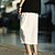 cheap Retro-Men's Linen Pants Capri Pants Summer Pants Beach Pants Pocket Drawstring Elastic Waist Plain Comfort Breathable Calf-Length Vacation Daily Holiday Hawaiian Boho Black White