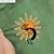 billige Etnisk stil-Herre Grafisk Tribal Henley-skjorte Kortærmet 3D-udskrivning Mode Designer Basale Daglig Sommer Lyseblå Grøn Kakifarvet Høj krave Henley T-shirt