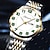 abordables Montres à quartz-Nouvelle montre d'affaires pour hommes avec cadran large en acier inoxydable calendrier lumineux affichage de la semaine montre à quartz de luxe simple polyvalente montre sportive pour hommes à la