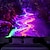 رخيصةأون Tapestries Blacklight-لوحة فنية جدارية معلقة من نسيج أسود متوهج في الظلام، برج إضاءة نيون، طبيعة مخدرة، ضبابية، لغرفة المعيشة وغرفة النوم