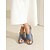 abordables Sandales Confort-Femme Mules Sandales Compensées Confort Cuir microbien Boucle Noir Bleu Marron