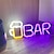 abordables Lampes néon led-Bande lumineuse au néon à LED pour bar Oktoberfest, panneau violet blanc chaud illuminez votre été avec ce panneau de bar à LED pré-éclairé, parfait pour la décoration extérieure et murale.