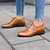 billige Oxfords til kvinner-brune brogue oxford-sko i imitert skinn for kvinner - leiligheter i vintagestil med snøring og vingespissdetaljer for uformelt eller formell bruk