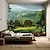 cheap Landscape Tapestry-Countryside Landscape Hanging Tapestry Wall Art Large Tapestry Mural Decor Photograph Backdrop Blanket Curtain Home Bedroom Living Room Decoration