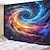 preiswerte Blacklight -Wandteppiche-Schwarzlicht Wandteppich UV reaktiv im Dunkeln leuchtend Party Neon Universum Himmel trippig neblige Natur Landschaft hängender Wandteppich Wandbild für Wohnzimmer Schlafzimmer