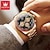 economico Orologi al quarzo-OLEVS Da uomo Orologio al quarzo Creativo Di tendenza Orologio da polso Luminoso Calendario Cronografo Impermeabile Acciaio Guarda