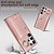 cheap Samsung Cases-Phone Case For S24 S23 S22 S21 Ultra Plus S21 FE A54 S25 Ultra Wallet Case Zipper with Lanyard with Wrist Strap Retro TPU PU Leather