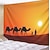 economico arazzo paesaggistico-piramide egiziana deserto appeso arazzo arte della parete grande arazzo murale decorazione fotografia sfondo coperta tenda casa camera da letto soggiorno decorazione cammelli