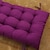 abordables Funda de sofá-Cojín para silla de salón, asiento mecedor copetudo para exteriores, cubierta para tumbona, alfombrilla reclinable, cojín reclinable