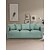 preiswerte Sofabezug-100% Baumwolle Bezug 3-Sitzer Sofa Bezug einfarbig Abdeckung