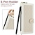 preiswerte Samsung-Handyhülle-Handy Hülle Handyhüllen Für Samsung Galaxy Z Fold 7 Z Fold 6 Z Fold 5 Z Fold 4 Z Fold 3 Rückseite Mit Ständer Magnetisch mit Trageriemen Retro TPU PU-Leder