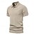 baratos Polo Clássico Masculino-Homens Camisa de golfe pólo de golfe Trabalho Casual Lapela Manga Curta Básico Moderno Tecido Botão Primavera Verão Normal Preto Verde Tropa Azul Marron Cáqui Cinzento Escuro Camisa de golfe