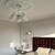 billige Øslys-led pendel 41/63/65/85cm 3/4/5/6-lys moderne sputnik lysekrone krom industriel semi-flush mount loftslampe e27 justerbar højde lys til køkkenø stue 110-240v