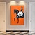 cheap People Paintings-Abstract Horse Painting handmade famous oil painting hand painted Modern Fine Art Abstract Animal Painting Gray Wall Art Palette Knife Artwork painting Animalistic Decor for Living Room decoration