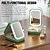 cheap Jewelry &amp; Cosmetic Storage-LED Lighted Makeup Mirror with Adjustable Brightness, Portable Vanity Mirror with Built-in Organizer, Travel Cosmetic Case with Jewelry Storage, USB Rechargeable