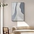 abordables Pinturas abstractas-Pinturas al óleo hechas a mano, lienzo, decoración de arte de la pared, moderno, simple, abstracto, para decoración del hogar, pintura enrollada sin marco y sin estirar