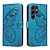 billige Samsung-etui-telefon Etui Til Samsung Galaxy S25 S24 S23 S23 FE S22 S21 Ultra Plus A55 5G A35 5G A25 A15 Bagcover Med stativ Magnetisk med håndledsstrop Sommerfugl Kontor / Business TPU PU Læder
