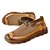 billige Hyttesko til mænd-herre åndbare loafers &amp; slip-ons håndlavede sko walking afslappet udendørs daglig ferie mesh behagelig sort brun sommer forår sko