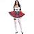 abordables Dirndl-Oktoberfest Vestidos Falda acampanada Oktoberfest / Cerveza Alemán Munich prados Mujer Paño de estilo tradicional