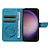 billige Samsung-etui-telefon Etui Til Samsung Galaxy S25 S24 S23 S23 FE S22 S21 Ultra Plus A55 5G A35 5G A25 A15 Bagcover Med stativ Magnetisk med håndledsstrop Sommerfugl Kontor / Business TPU PU Læder