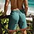 baratos Retro Vintage &amp; Ética-Homens Grade / xadrez Calção Cintura Média Férias Moda Roupa de rua Ao ar livre Casual Feriado Bolsos laterais Com Cordão Designer Roupa