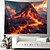 economico arazzo paesaggistico-Paesaggio Maestoso Vulcano Arazzo Appeso Arte Della Parete Grande Arazzo Decorazione Murale Fotografia Sfondo Coperta Tenda Casa Camera Da Letto Soggiorno Decorazione