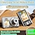 abordables Caméras, appareils photo et vidéo-Appareil photo numérique compact à zoom optique 4K avec double écran
