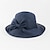 baratos Chapéu de Festa-Chapéus de fibra bowler/cloche chapéu balde chapéu de palha casamento chá festa elegante casamento com bowknot emenda headpiece headwear
