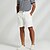 abordables Shorts élite pour hommes-Homme Dress Pants works Fermeture éclair Avec Poches Couleur Unie Respirant Longueur Genou Formel Mariage Soirée Chic &amp; Moderne Formel Blanche bleu marine Micro-Élastique