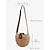 cheap Crossbody Bags-Handwoven Straw Crossbody Bag with Leather Closure - Casual Summer Beach Accessory for Women