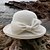 baratos Chapéu de Festa-Chapéus de fibra bowler/cloche chapéu balde chapéu de palha casamento chá festa elegante casamento com bowknot emenda headpiece headwear