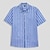 tanie męskie koszule casual-Męskie Koszula Niebieski Krótki rękaw Prążki Pionowe paski Wieczorne Na zewnątrz Casual Guzik Odzież Urlop Codzienny