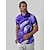 abordables Hauts-Homme T-shirt POLO Violet Manche Courte Top Tenue de golf Vêtements Tenues Porter des vêtements