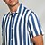 economico Camicie Elite da Uomo-Per uomo Camicia Camicia casual Camicia da Spiaggia Camicia con Bottoni Blu Azzurro Manica Corta A righe Collo ripiegato Colletto a Camicia Feste Casual Bottoni Abbigliamento Quotidiano Casual