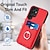 abordables Carcasas Samsung-teléfono Funda Para Samsung galaxia S26 Ultra Plus S25 S24 S23 S22 Plus Ultra S23 FE A55 5G A35 5G A25 A15 Funda Trasera Soporte para Anillo con cordón Ranura para tarjetas Retro TPU Metal Cuero de PU