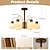 billige Øslys-led pendel 75/85cm 6/8-lys europæisk stil magic beans hotel stue og korridor dekorativ belysning loft pendel lampeskærm glaskugle kontor soveværelse 110-240v