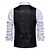ieftine Vesta bărbați-Bărbați Γιλέκο Gilet Afaceri Casual Petrecere Nuntă Rochie Comfortabil Primăvară, toamnă, iarnă, vară Poliester 95% Poliester 5% Spandex Tartan / Carouri Față butonată În V Fit regulat Negru Kaki Gri