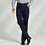 ieftine Pantaloni de elită pentru bărbați-Bărbați Costume Fermoar Buzunar Culoare solidă Respirabil Lungime totală Oficial Birou Muncă Șic &amp; Modern Oficial Bleumarin Kaki Micro-elastic